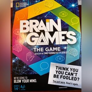 BRAIN GAMES NATIONAL GEOGRAPHIC CHANNEL ✅💯SMOKE & PET FREE HOME